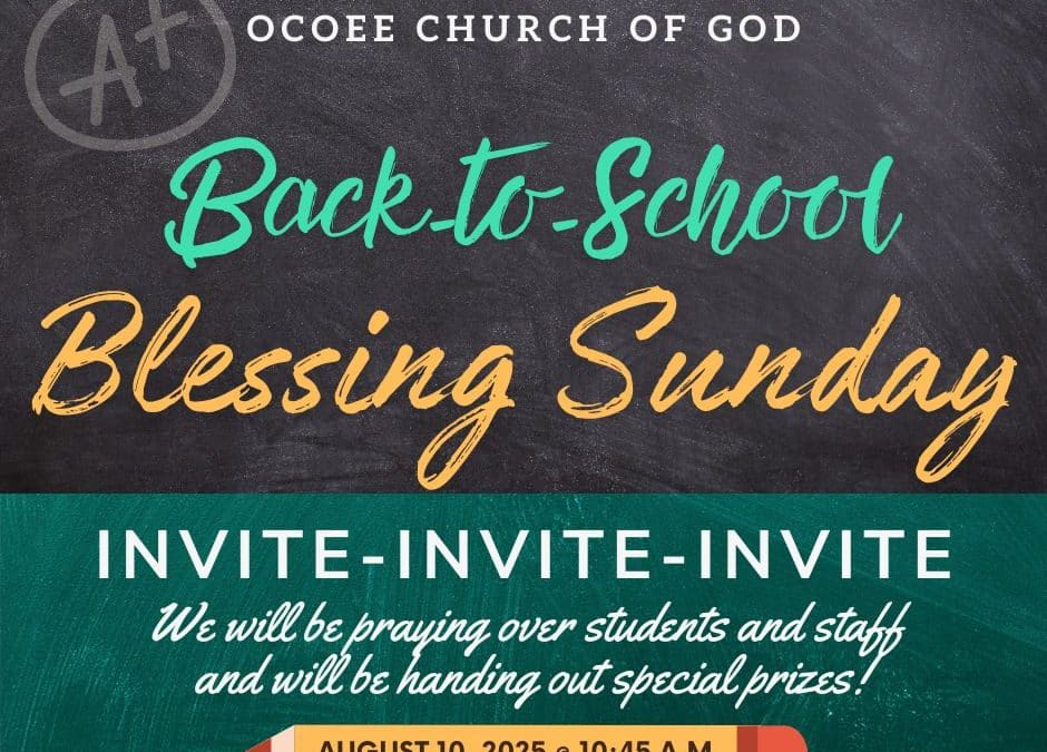 Back to School Blessing
