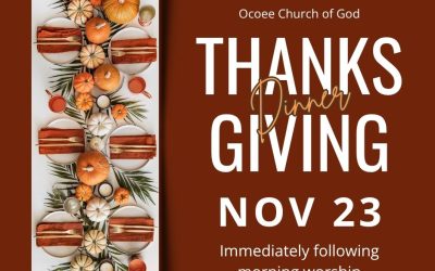 Church Thanksgiving Dinner