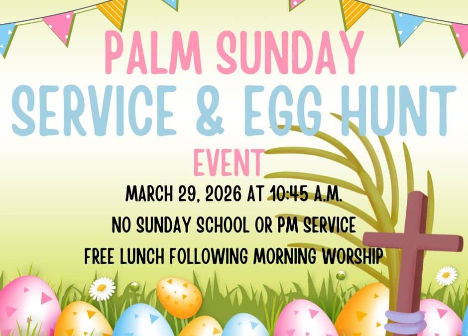 Palm Sunday Event