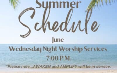 Summer Schedule